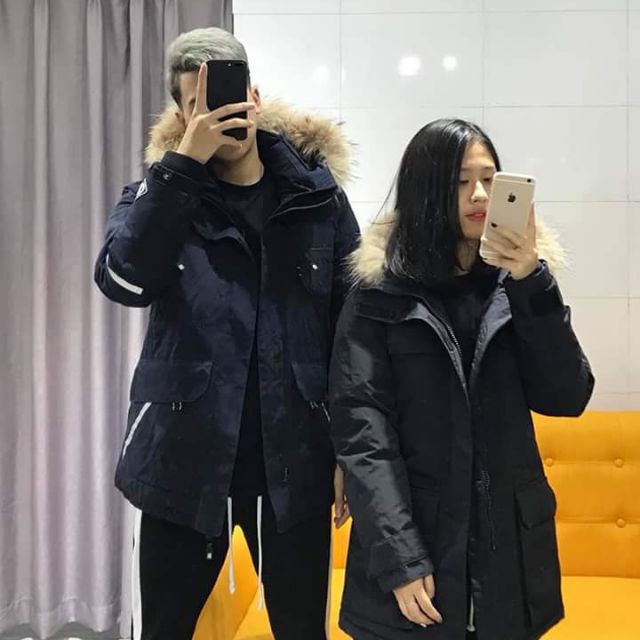Áo khoác kaki lót lông nam nữ kèm video | BigBuy360 - bigbuy360.vn