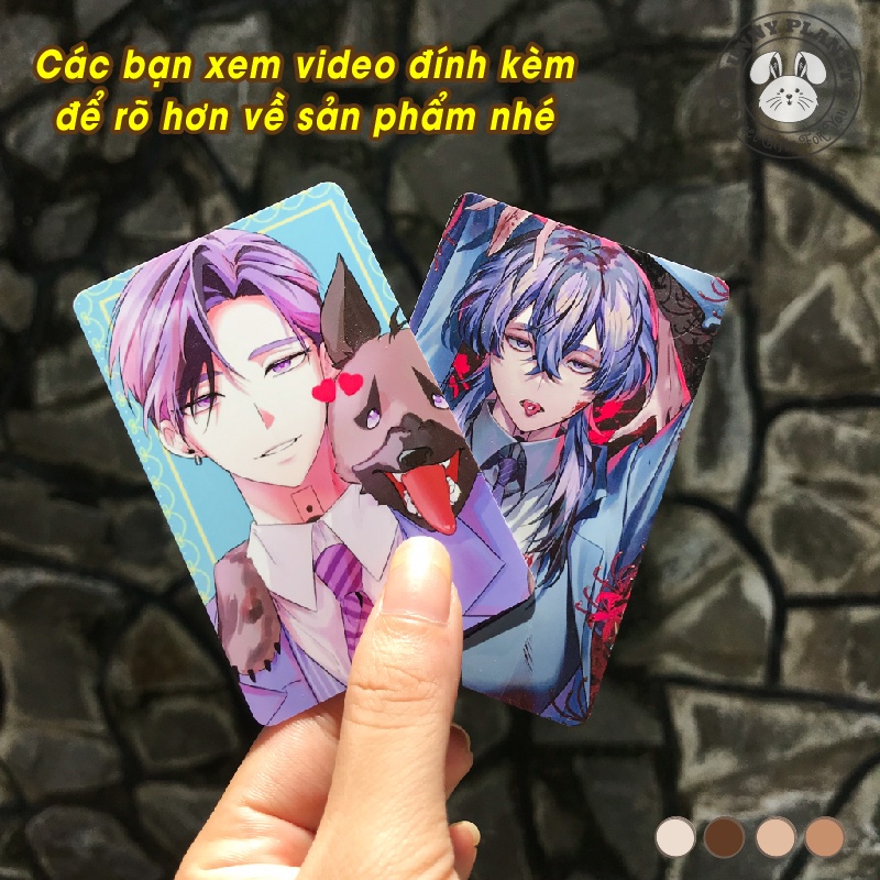 Card Nhựa PVC in theo yêu cầu siêu cứng, không thấm nước - CARD BO GÓC nhựa in hình anime, idol, hình cá nhân