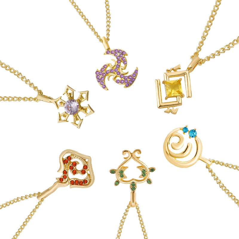 Vòng cổ 7 Nguyên Tố Trong Game Peripheral &quot;Genshin&quot; Làm Quà Tặng Cho Bạn Bè