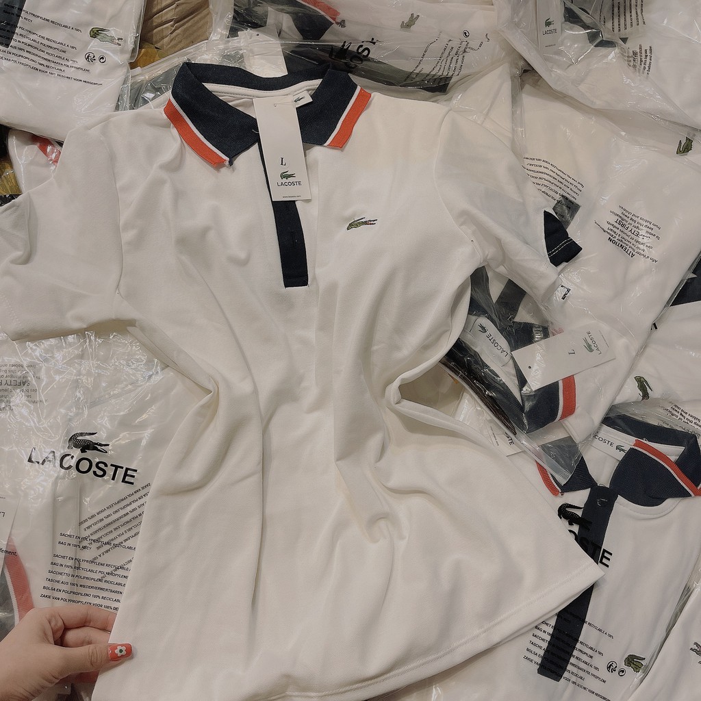 [Mã WASKT410K giảm 10K đơn 50K] ÁO THUN TRẮNG POLO CỔ PHA KẺ ( ảnh thật + video ) | BigBuy360 - bigbuy360.vn