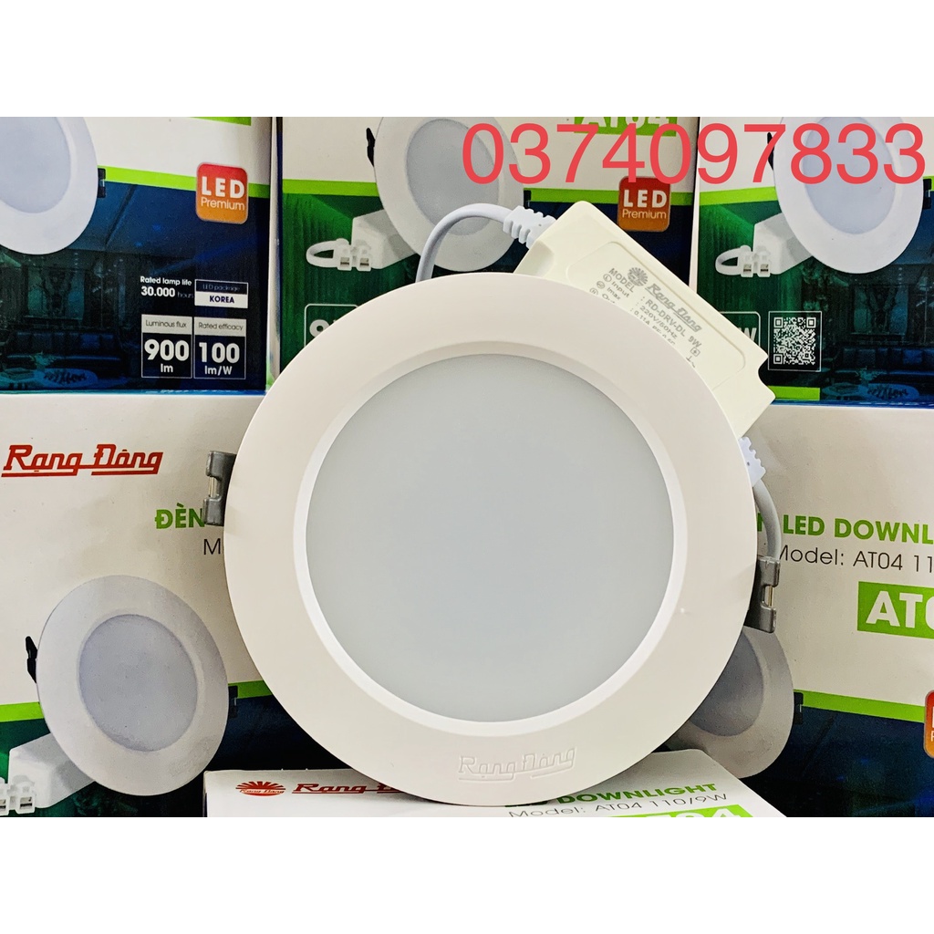 Đèn LED âm trần Downlight Rạng Đông 9W 90-110/9W RD - DRV-DL AT04
