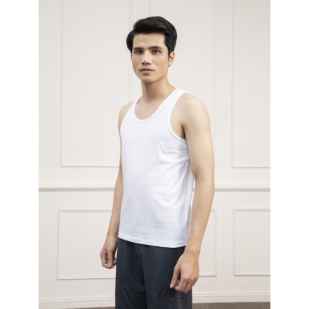 Áo tank top nam [ ARISTINO] từ sợi bông hữu cơ giúp áo mềm mại, xốp nhẹ, thấm hút tuyệt vời - ATTR05