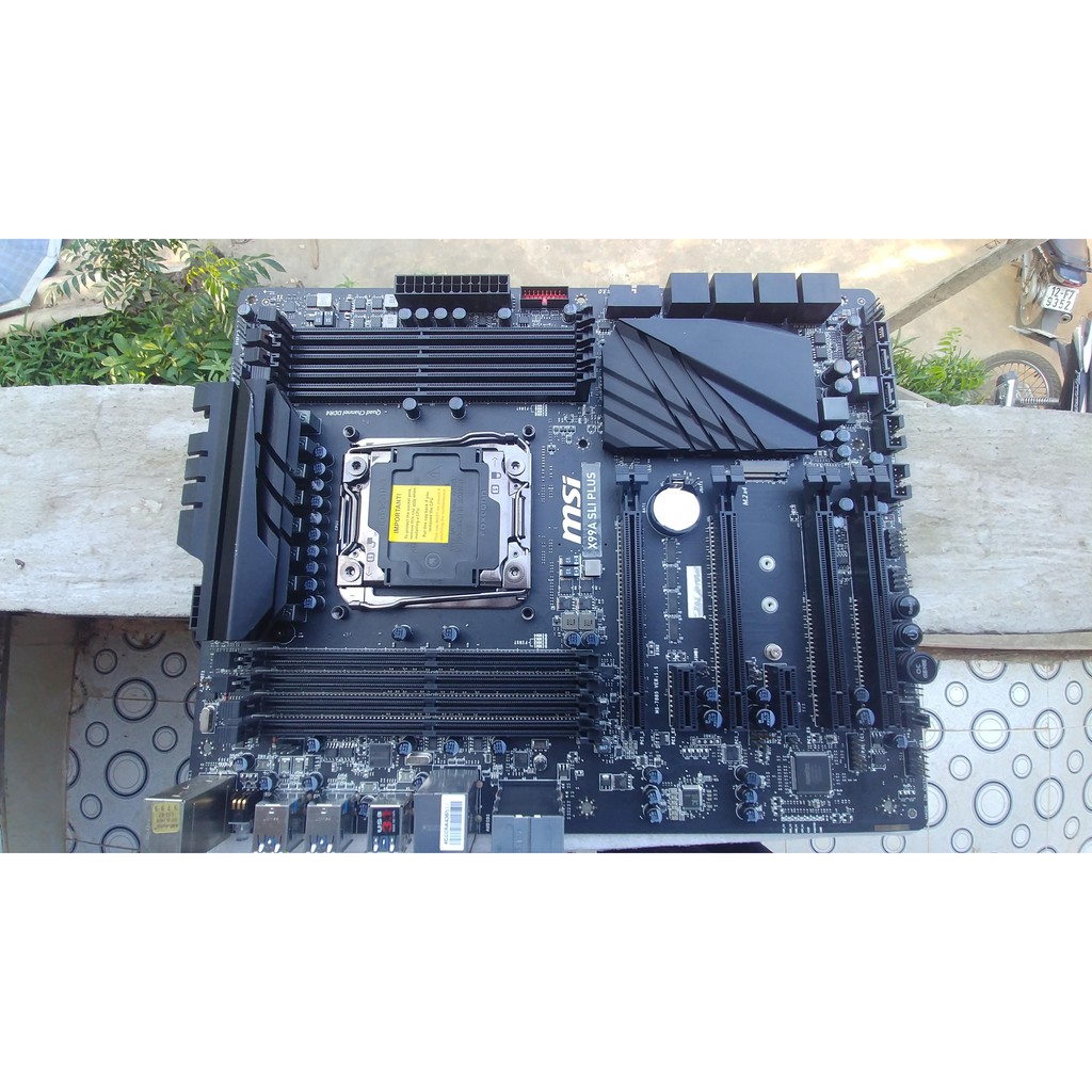 Mainboard MSI X99A SLI PLUS khủng chạy chip i7 và Xeon E5-26xx V3 V4