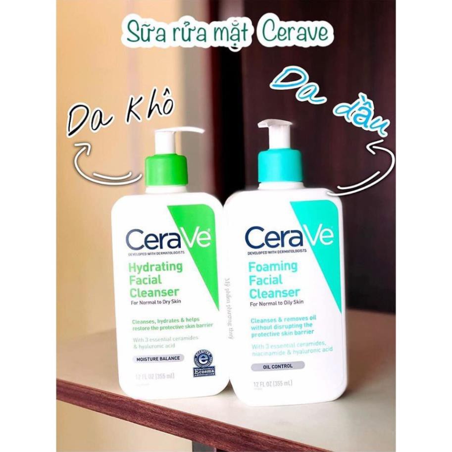Sữa Rửa Mặt Cerave Làm Sạch Sâu Cho Mọi Loại Da