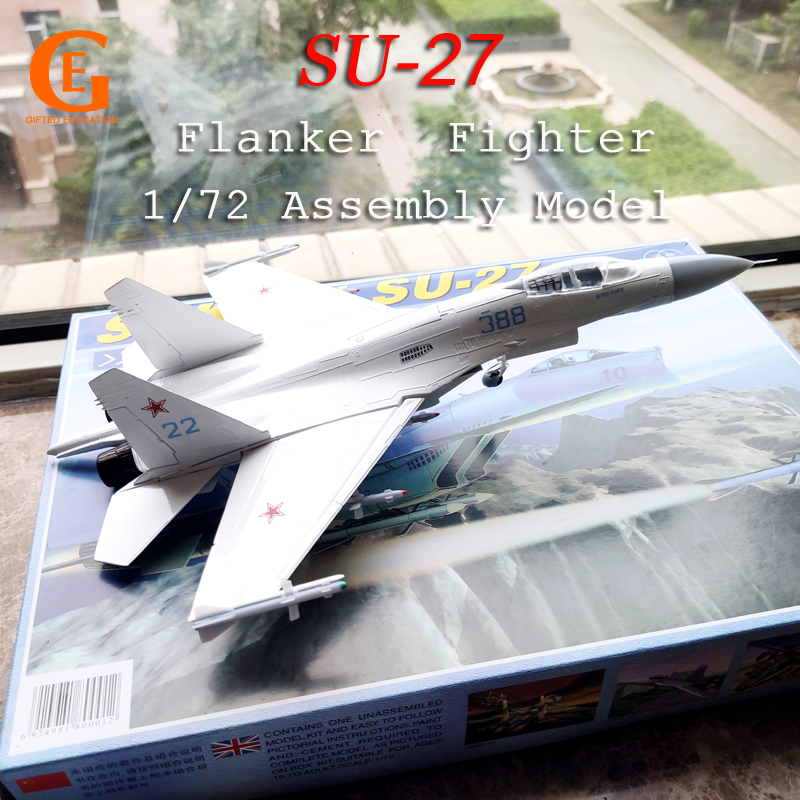 Mô hình máy bay chiến đấu SU-27 tỉ lệ 1/72