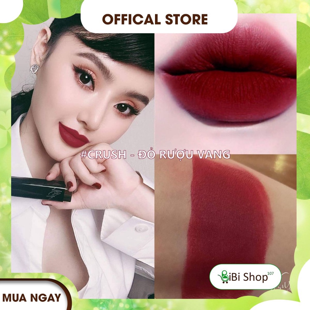 💥💧[SIÊU HOT]💥💧 Son Màu Đỏ Rượu Vang Krush Matte Lipstick [CHÍNH HÃNG]💥💧