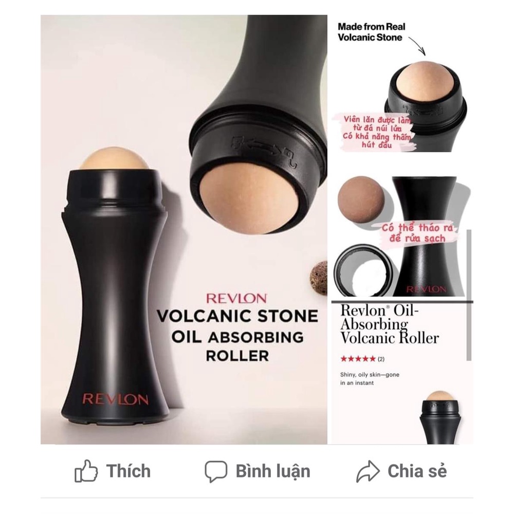 Thanh lăn đá núi lửa hút dầu Revlon Úc