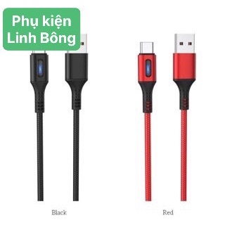 Cáp sạc ho.co u79 tự ngắt thông minh cho đtip,type c,micro