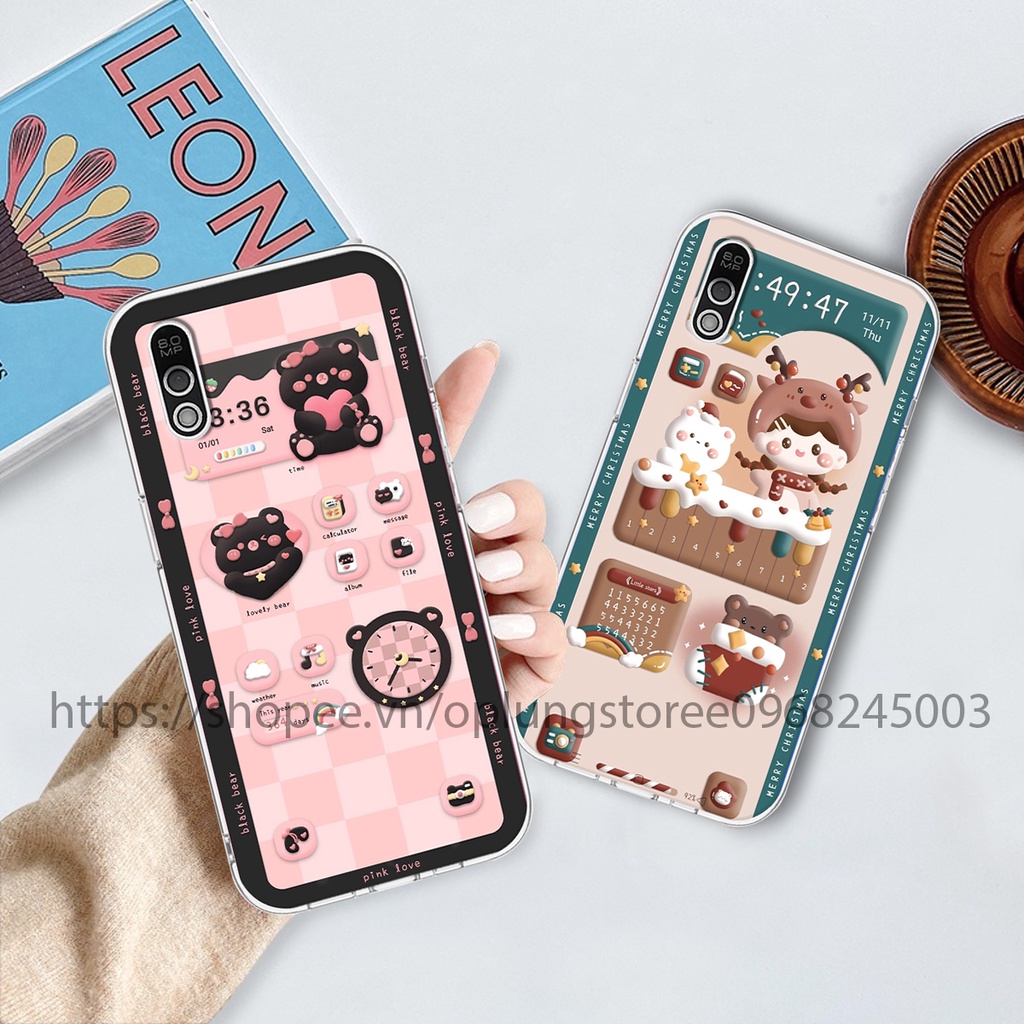 Ốp Vsmart Star / Star 3 / Star 4 bộ hình 3D gấu,thỏ cute dễ thương