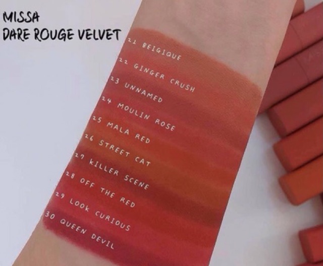 ☺️Son lỳ MISSHA DARE ROUGE VELVET LIPSTICK😘 | BigBuy360 - bigbuy360.vn