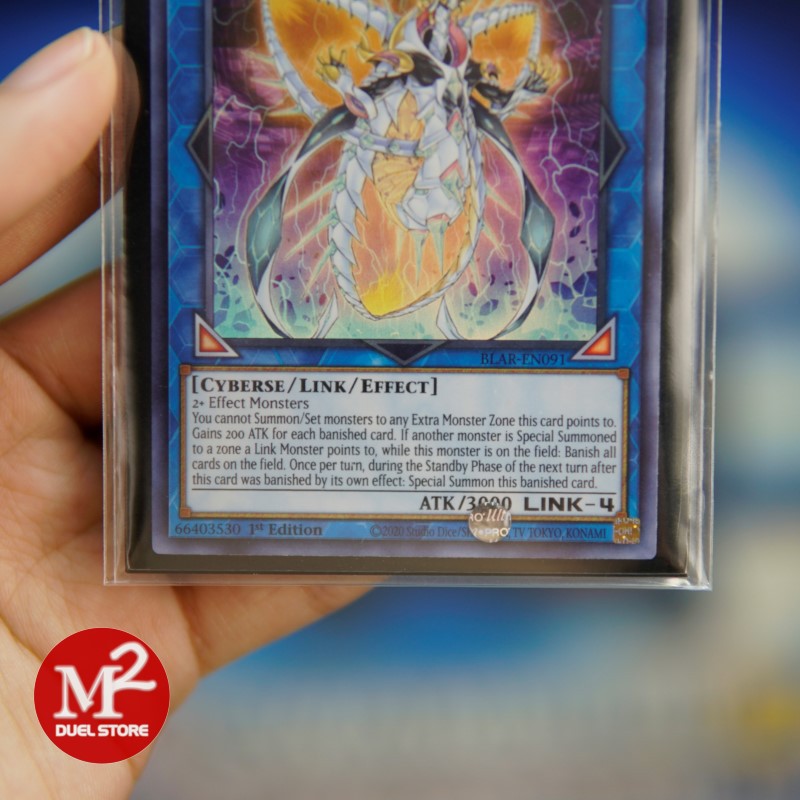 Lá bài Yugioh BLAR-EN091 Topologic Zeroboros - Ultra Rare - Đóng gói theo tiêu chuẩn M2SCCQ-Lite