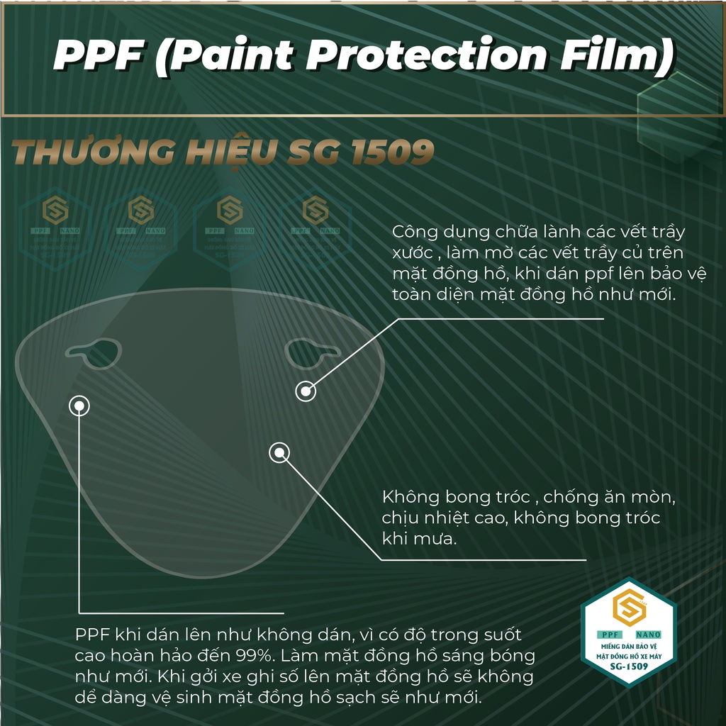 PPF SH MODE  | MIẾNG DÁN PPF SH MODE  CHỐNG TRẦY XƯỚC, PHỤC HỒI VẾT XƯỚC, BAO DA KHOÁ SH MODE SMARTKEY
