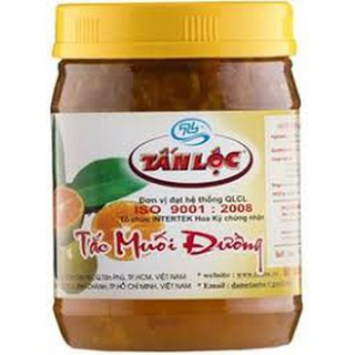 Tắc muối đường Tấn Lộc hộp 900g