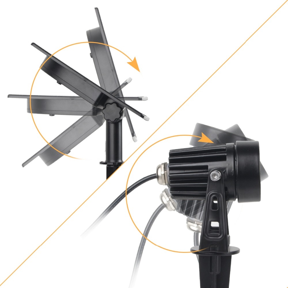 Đèn Led Năng Lượng Mặt Trời Chống Thấm Nước IP65 Trang Trí Sân Vườn