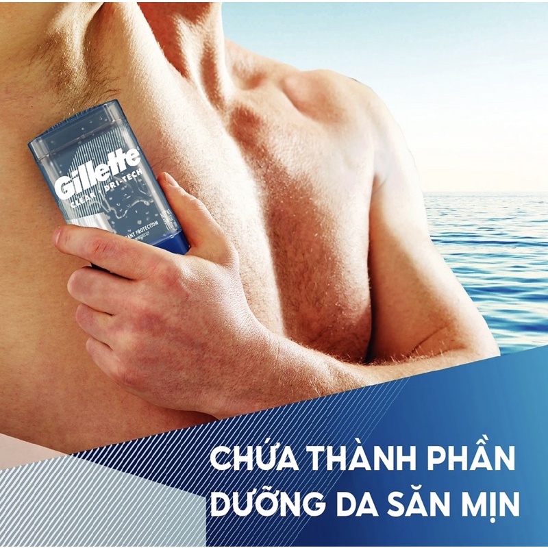 LĂN KHỬ MÙI GILLETTE CLEAR GEL 107G SPORT ACTIVE | COOL WAVE | ARTIC ICE | GEL KHỬ MÙI GILLETTE USA 107G