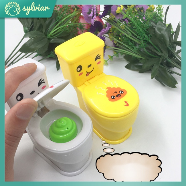 Bồn Cầu Phun Nước Mini Vui Nhộn Dùng Làm Quà Tặng