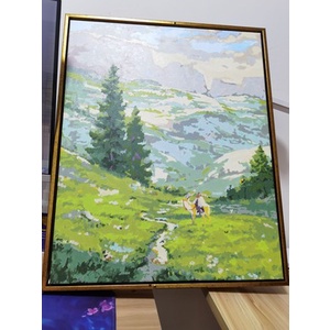 Tranh Số Hoá Inuyasha Có Khung Gỗ Trong Trong DIY Painting By Number Pictures ORDER