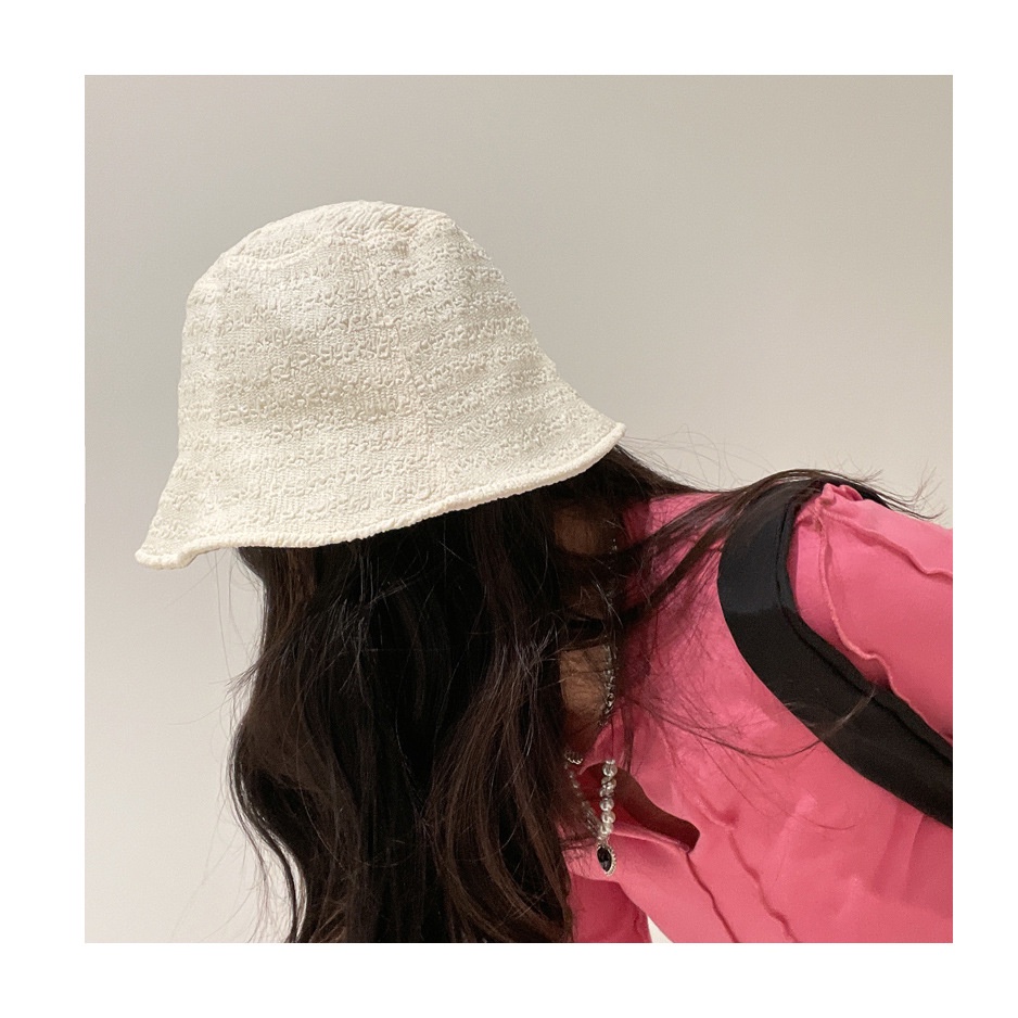 -🍊 Mũ nón bucket họa tiết dập nổi phong cách Ulzzang