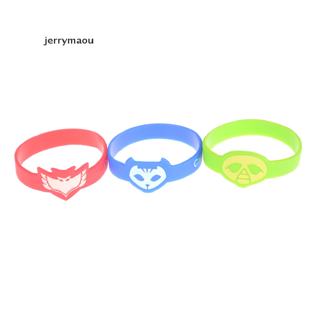 Vòng Tay Silicone Mặt Nạ PJ Masks Hình Con Cú Mèo Cho Bé Trai