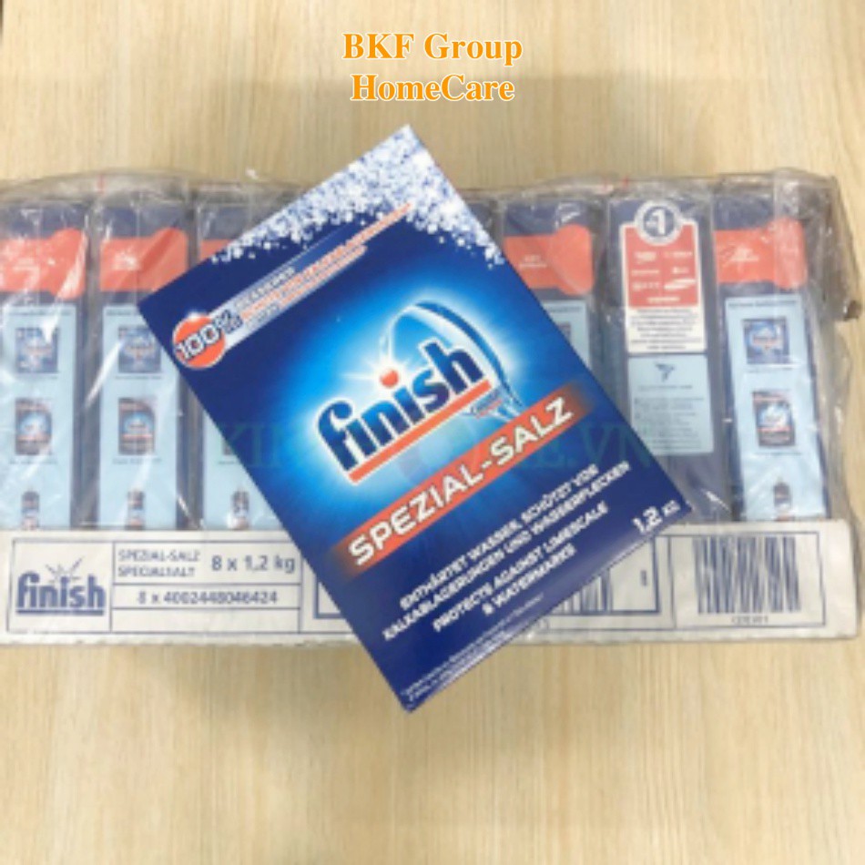 Combo viên rửa bát Finish Quanturm 54v , muối rửa bát Finish 1.2kg , nước làm bóng Finish 400ml