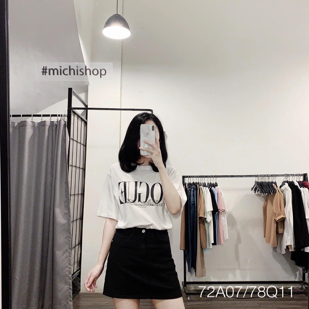 Quần váy jeans trơn - 78Q11