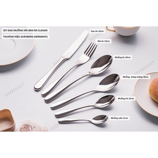 Bộ dao muỗng nĩa classio auenberg - inox 18/10