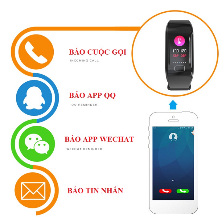 Vòng đo tay theo dõi sức khỏe H10 Plus