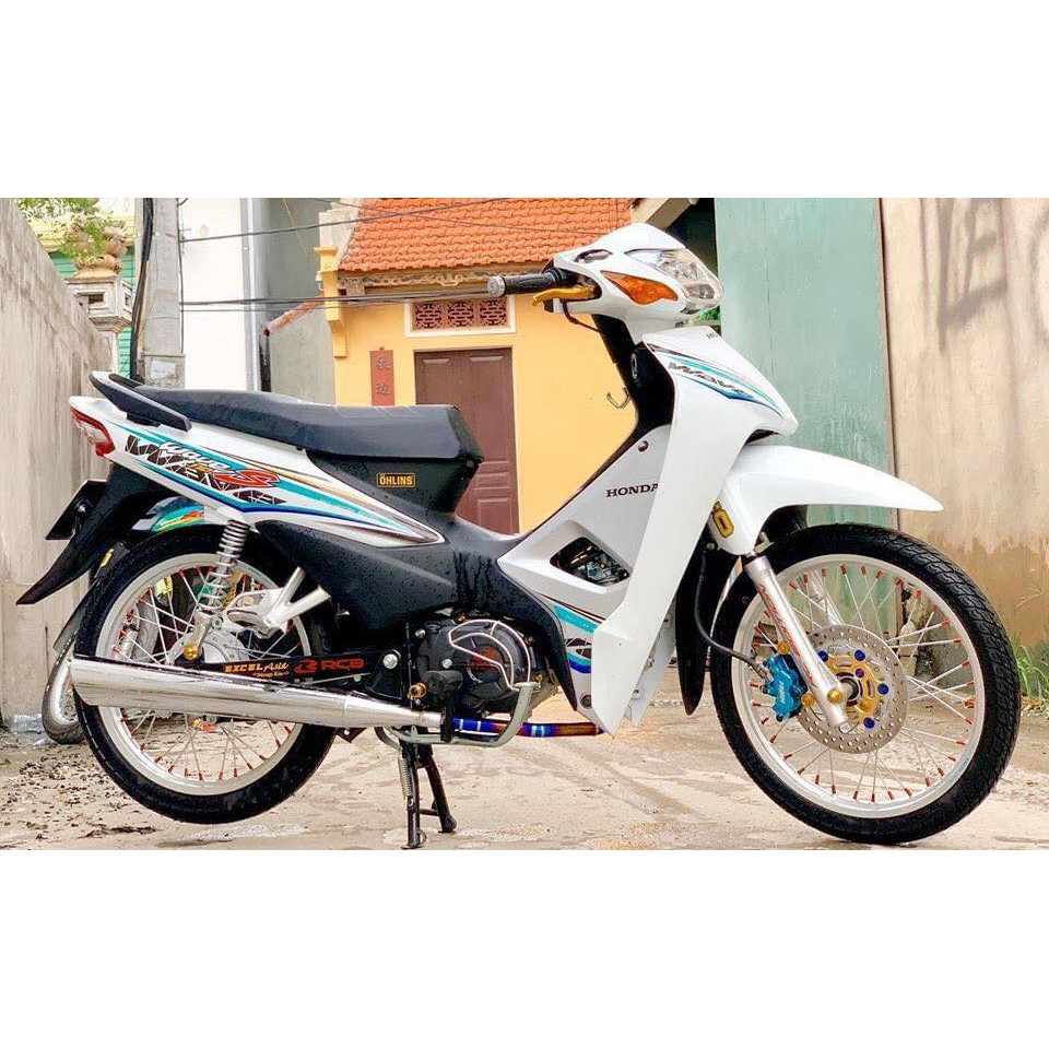 Tem Chế Wave 110 - Tông Màu Trắng