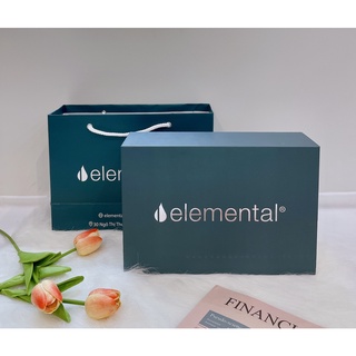  Hộp quà tặng Elemental tặng quà sinh nhật, khách hàng hộp cứng nắp cài nam châm cao cấp