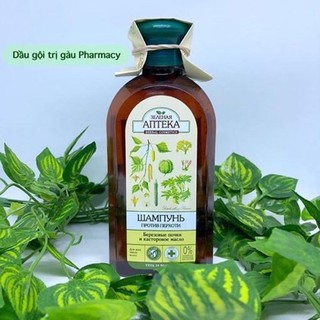 DẦU GỘI TRỊ GÀU ANTEKA GREEN PHARMACY HÀNG CHUẨN NGA
