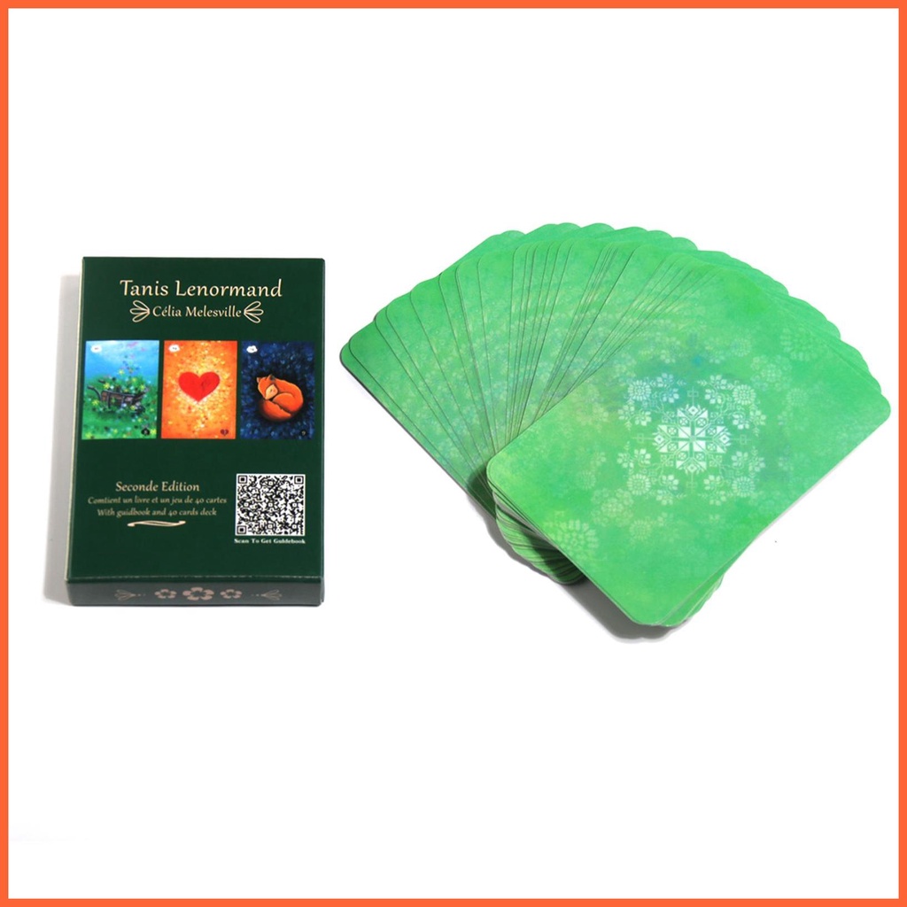 Mới Bộ Bài Tarot LENORMAND Trong Suốt Kèm Hướng Dẫn Điện Tử
