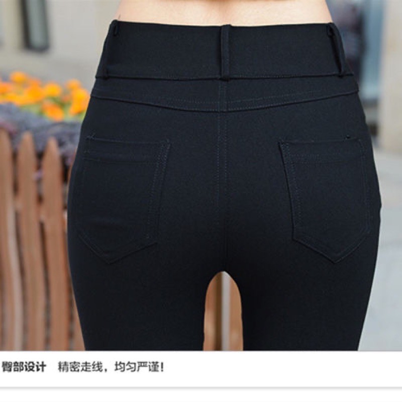 QUẦN JEAN HOT GIRL - CẠP CAO 2 CÚC - HÌNH THẬT MÃU SHOP CHỤP