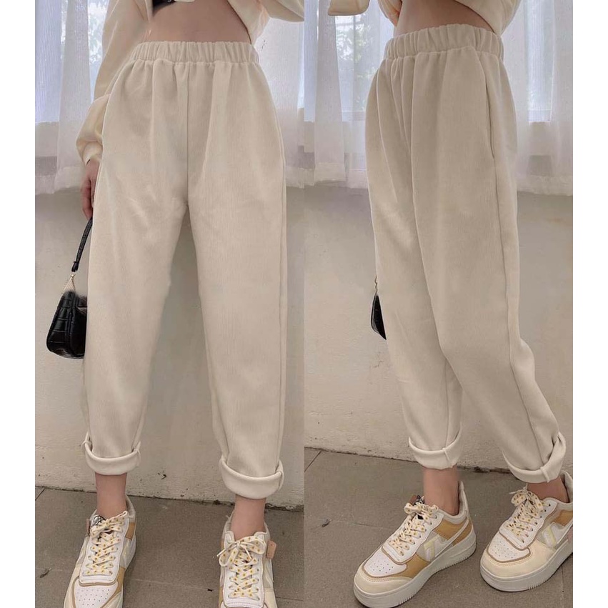 Quần jogger bo gấu-  kèm ảnh thật tại shop