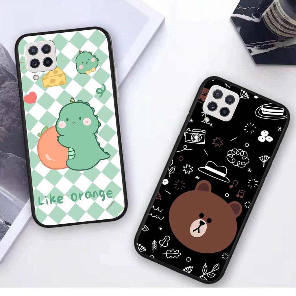 Ốp lưng Samsung A22 4G in hình khủng long , gấu nâu xinh xắn, siêu cute  mà còn vô cùng RẺ -ĐẸP