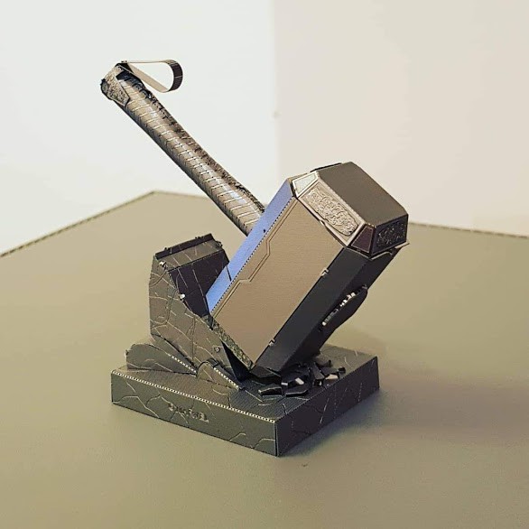 Mô hình 3D kim loại lắp ráp Búa Thor [ Chưa Lắp ]