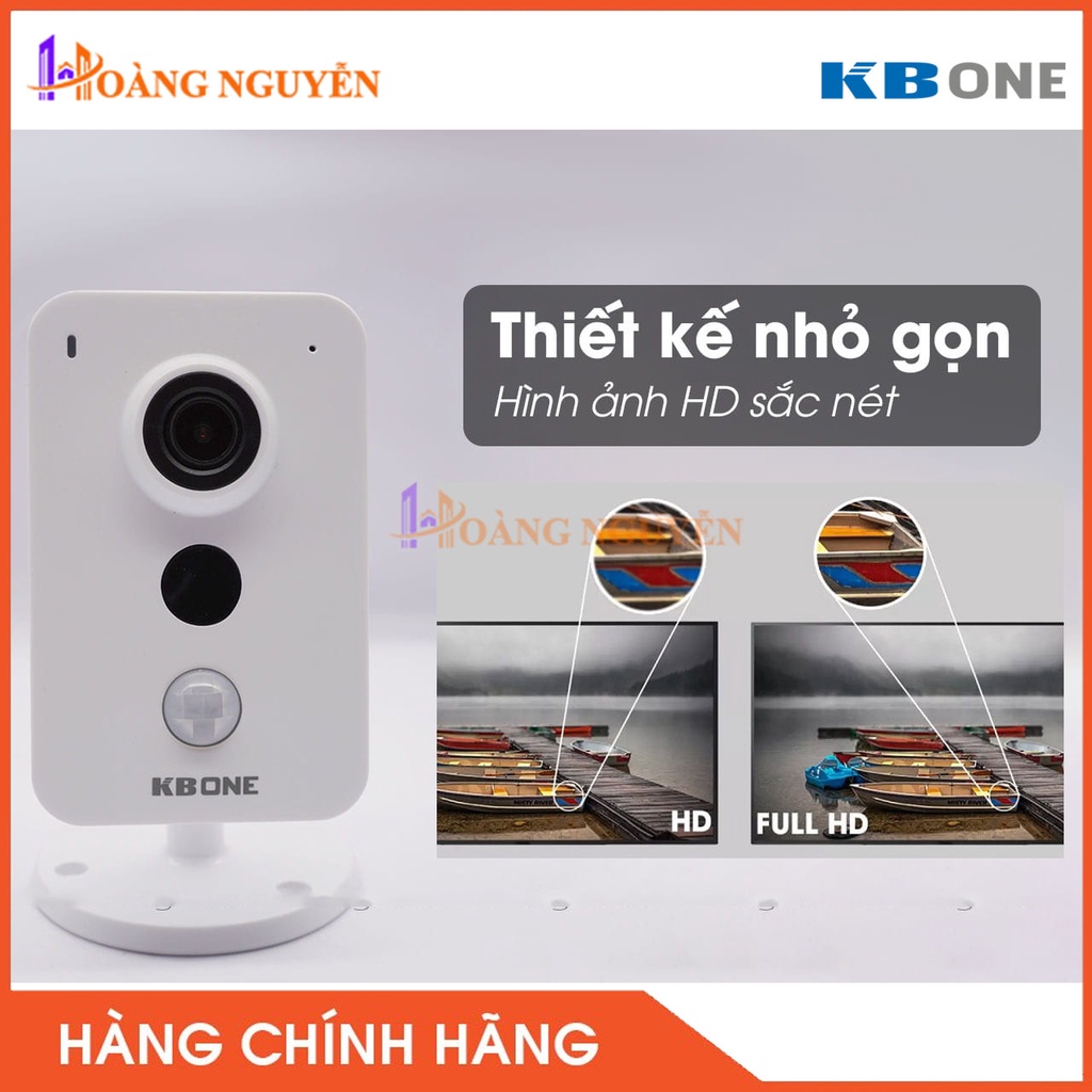 [NHÀ PHÂN PHỐI] Camera IP hồng ngoại không dây 2.0 Megapixel KBVISION KBONE KN-C23