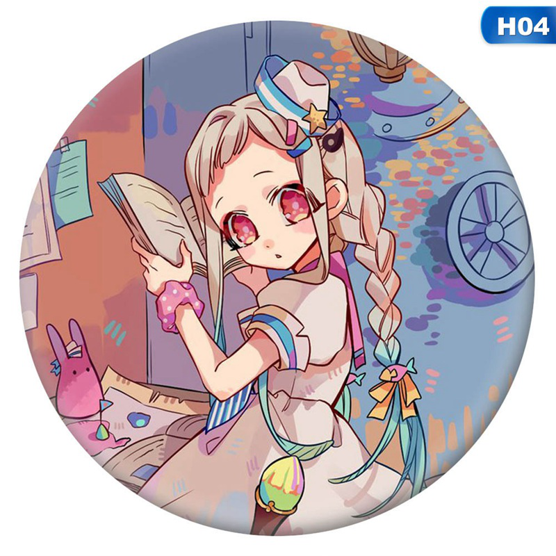 flowersqueen Ghim Cài Áo Hình Nhân Vật Nữ Anime Dễ Thương