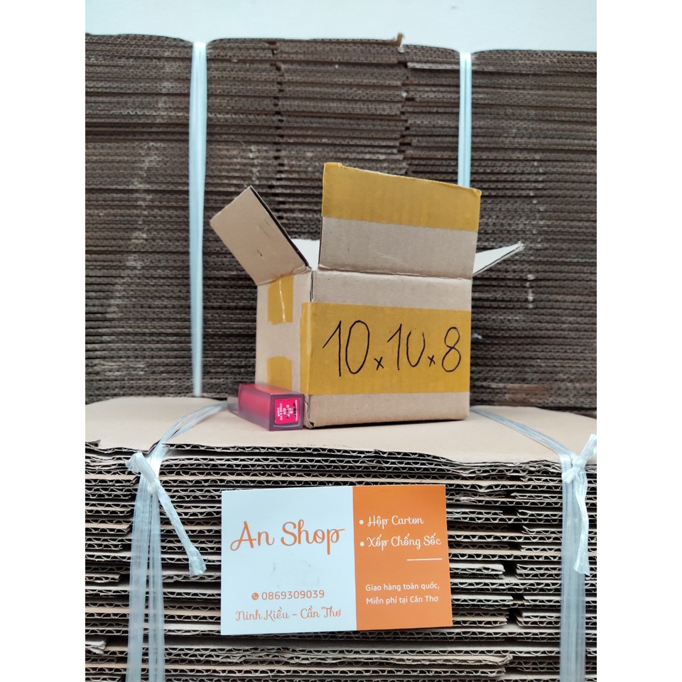 HỘP 10x10x8  Hộp Carton Đóng Gói Hàng Hóa tại Cần Thơ - COMBO 10 hộp