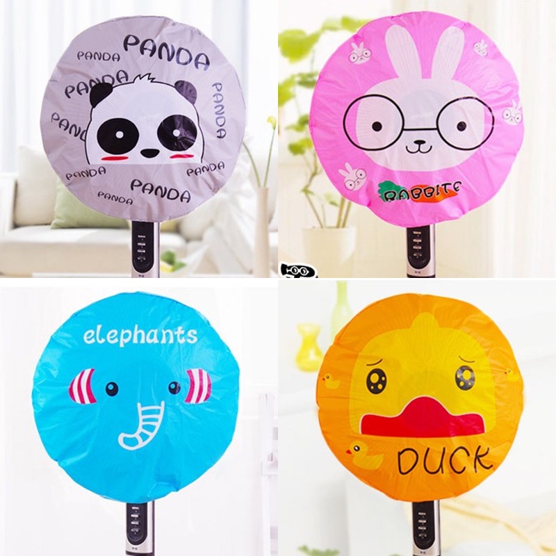 Vỏ Bọc Quạt Chống Bụi Hình Vật Ngộ Nghĩnh, Lưới Bọc Trùm Quạt An Toàn Cho Bé &amp;  Tránh Bụi Bẩn Lizflower