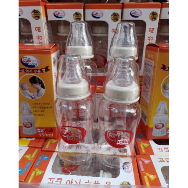 Bình sữa GB baby cổ hẹp 60ml/ 120ml/150ml /240ml/ 250ml- Hàn Quốc.