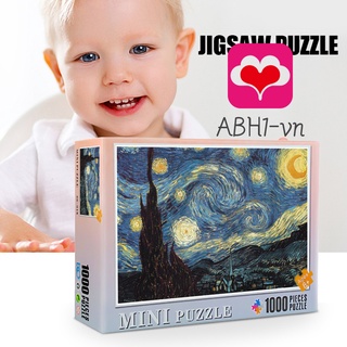 Bộ 1000 miếng xếp hình hoạt hình giúp giảm căng thẳng cho người lớn và trẻ em