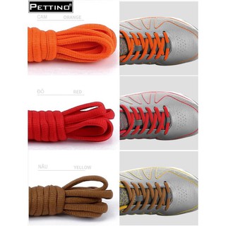 NTKL Dây giày thể thao, dây giày sneaker nam nữ, bản oval có nhiều màu lựa chọn-PETTINO LS02 (01 cặp)