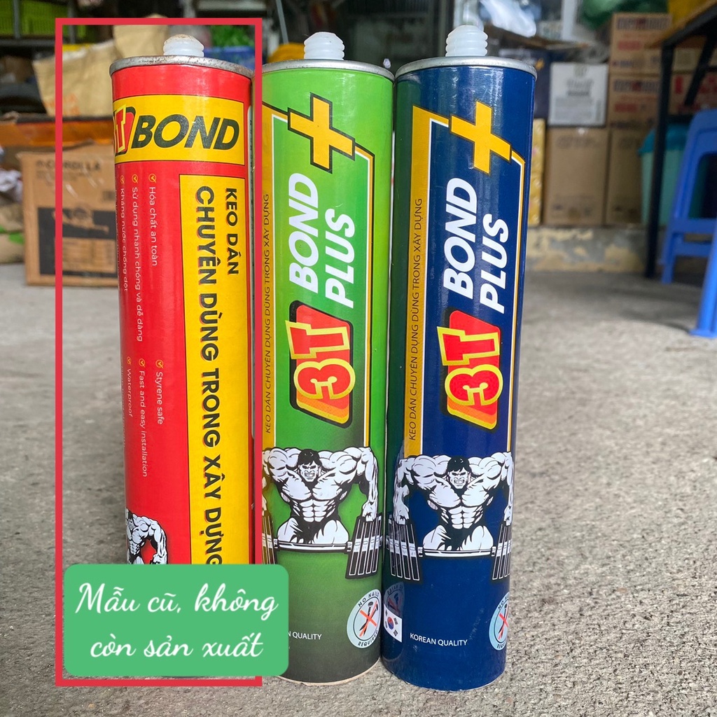 Keo dán đa năng 3T bond, dán gỗ, kính aluminium, sắt thép , có loại chịu nhiệt 110 độ
