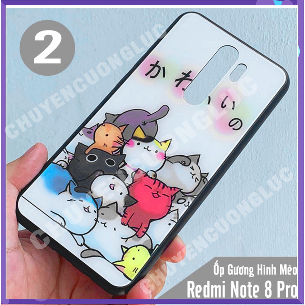[BAO GIÁ] Ốp lưng Xiaomi Redmi Note 8 Pro gương hình Mèo