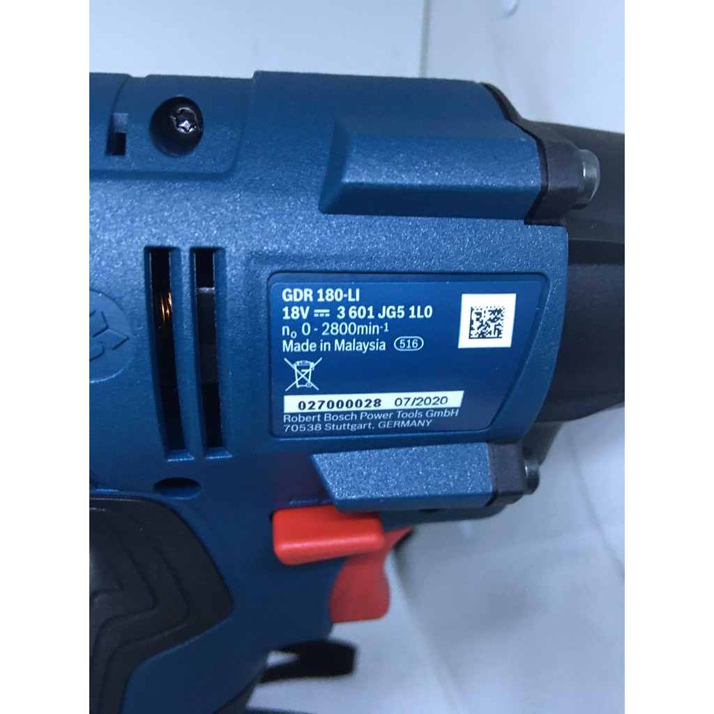 Máy vặn vít dùng pin Bosch GDR 180-LI (18V)