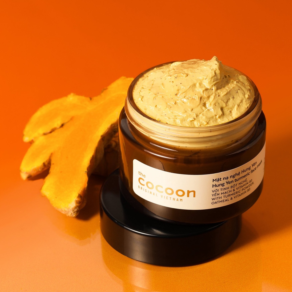 Mặt Nạ Nghệ Hưng Yên Cocoon 30ml - 100ml Turmeric face mask Sáng Đều Màu Da