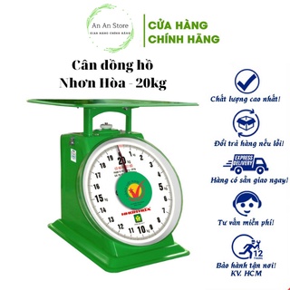Cân nhơn hòa 20kg loại đồng hồ lò xo hàng công ty chính hãng