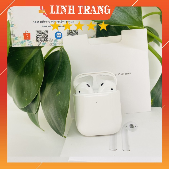 Tai Nghe Không Dây Airpods 2 Định Vị - Đổi Tên - Sạc Không Dây - Dùng Cho Androi/IOS