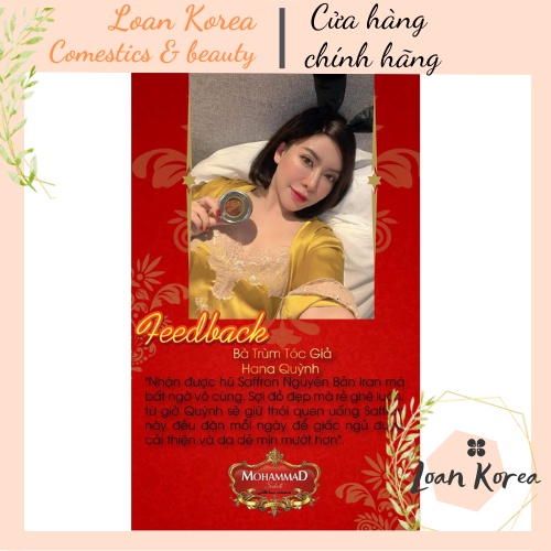 Nhụy hoa nghệ tây nguyên bản Mohammad Saketi Saffron 2gram