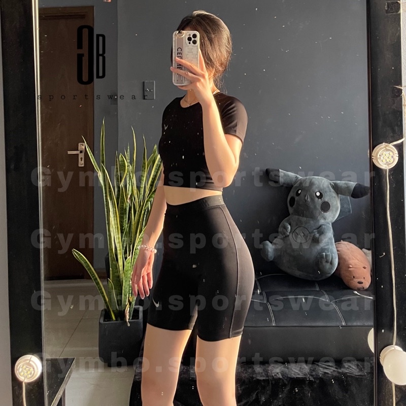 Quần lỡ biker thể thao nữ tập gym đi chơi hot trend